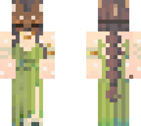 masquarade deer mask girl green dress
