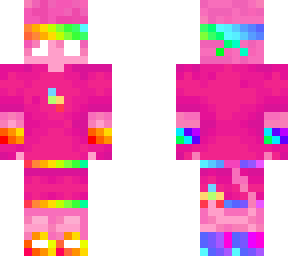 pink spokeishere [+ pastel rainbow & tail]