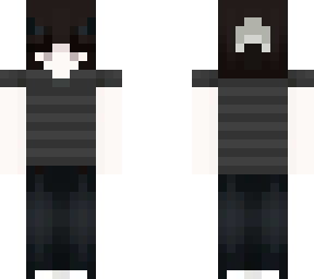 short hair girl + black hair