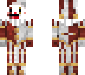 a bit damaged clown