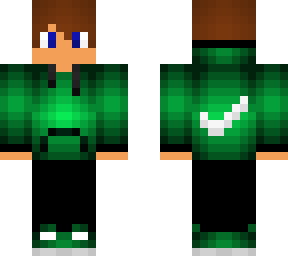 green hoodie (full skin)