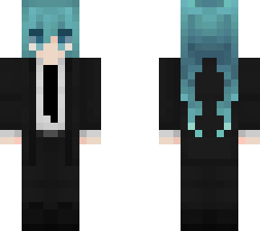 miku in suit