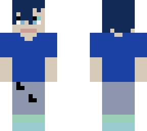 my little brother made his first skin!!!
