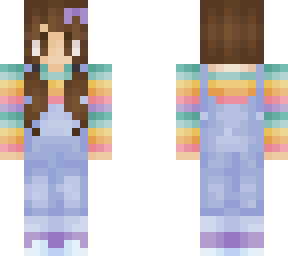rainbow overalls