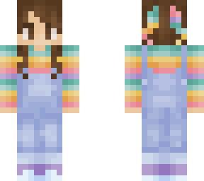 rainbow overalls