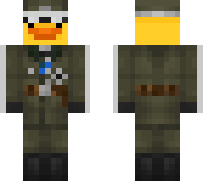 soldier duck- blue