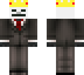 white skeleton in a suit