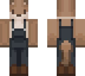 otter in overalls