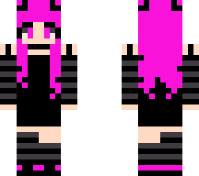 pink & black goth