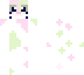 pink and green cat