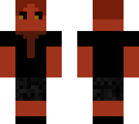 red suit and tie