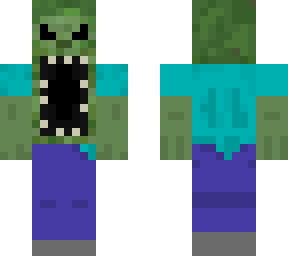 a hungry zombie
