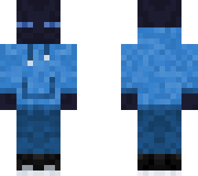blue hoodie enderman