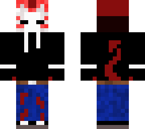 demon with fox mask