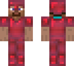 fake redstone/bloodstone enchanted armor
