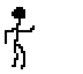 a running man