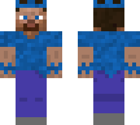 blue crowned steve