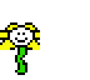 flowey pixel art