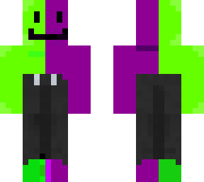 green and purple mixed together guy pj
