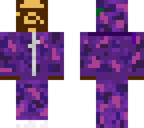 purple bape suit