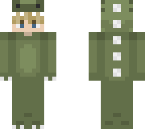 dino onsie w/ outer layer