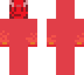 fiery red