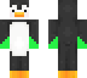 green handed penguin