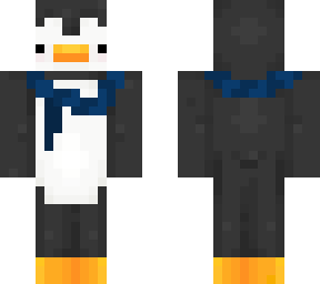 penguin with blue scarf (no outer layer)