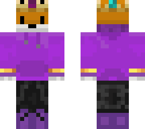 purple hoodie fox king