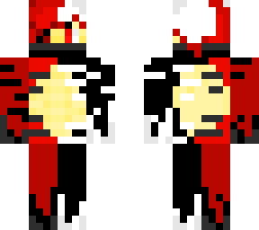 red and black
