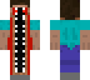 a horror steve with a long mouth( you can use it for creating a mod)
