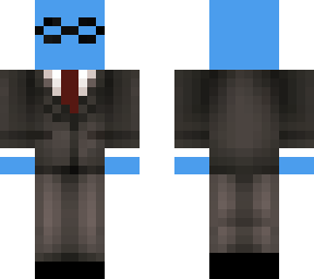 blue guy with glasses
