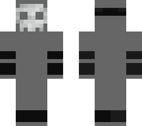 gray skin version skull