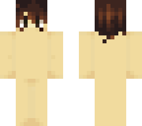 brown short hair + skin shading base