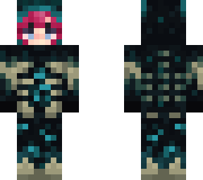 pink haired warden girl