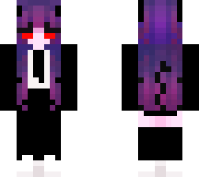purple hair girl