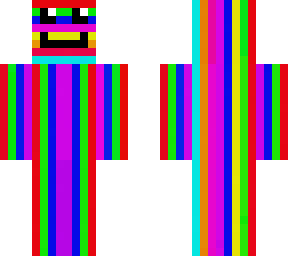 rainbow skin.