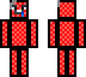 blobby checkered boy (red)