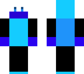 blue skin