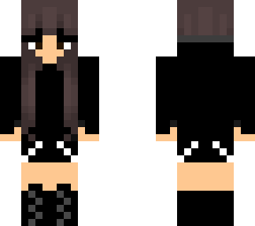 girl black dress