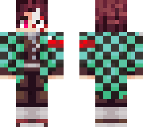 minecraft tanjiro skin