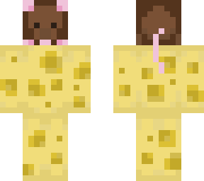 mouse on cheese (brown)