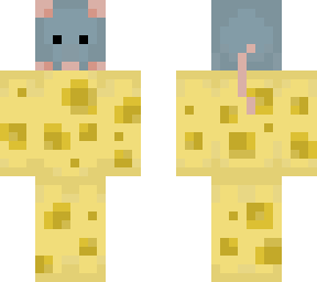 mouse on cheese (gray)