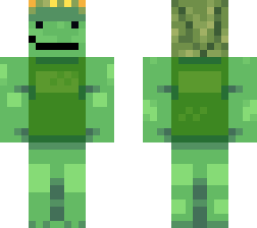 blank green face