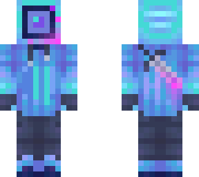 blue tv man