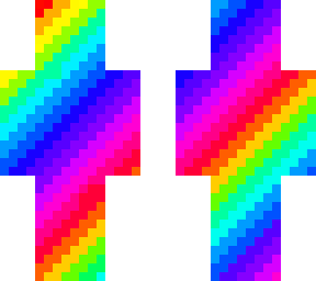 rainbow skin!