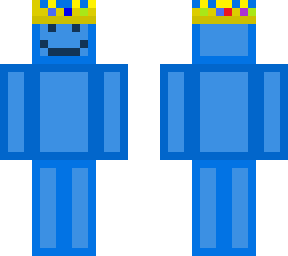 super cool blue smile man