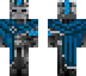blue robe silver knight