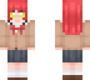 bocchi the rock minecraft skin ikuyo kita