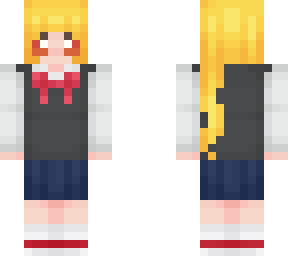bocchi the rock minecraft skin nijika ijichi